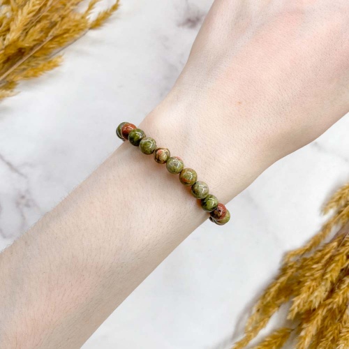 Браслет из унакита