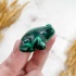 Фигурка жабы из малахита