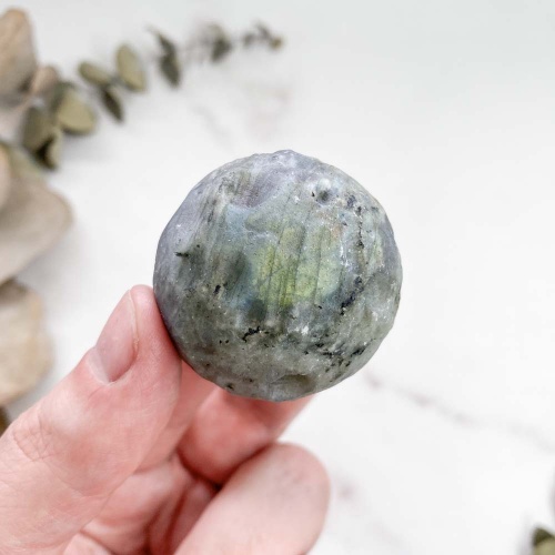 Шар луна из лабрадора (лабрадорита)