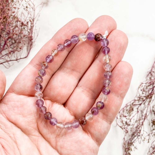 Браслет из аметиста канадского "Ауралит 23"