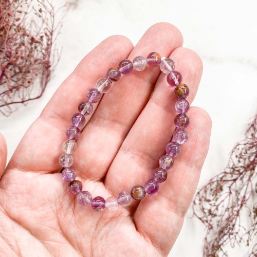 Браслет из аметиста канадского "Ауралит 23"
