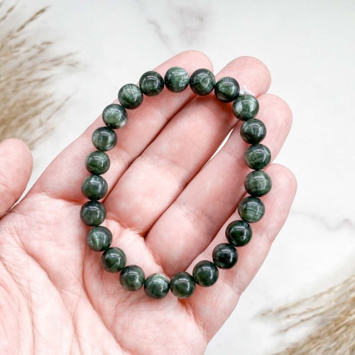 Браслет из серафинита (клинохлора)