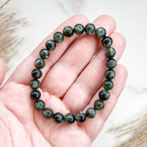 Браслет из серафинита (клинохлора)