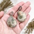 Серьги из аммонитов Cleoniceras sp.