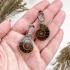 Серьги из аммонитов Cleoniceras sp.