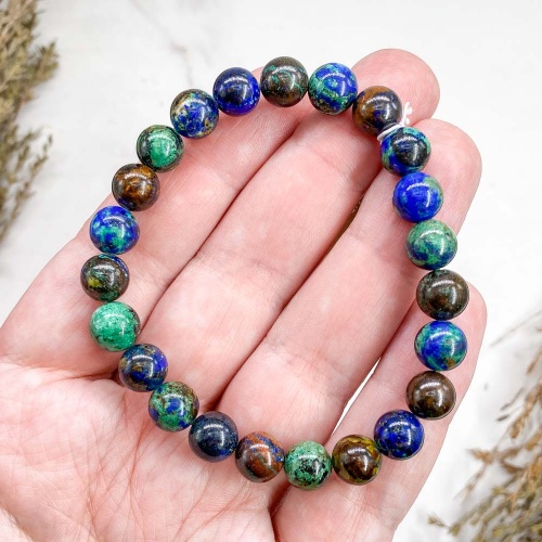 Браслет из азурмалахита