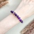 Браслет из аметиста шевронного