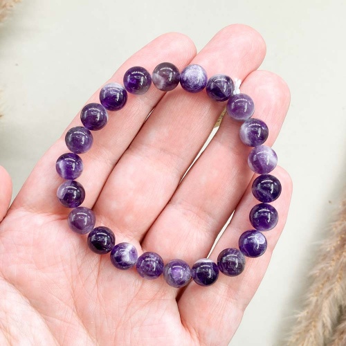 Браслет из аметиста шевронного