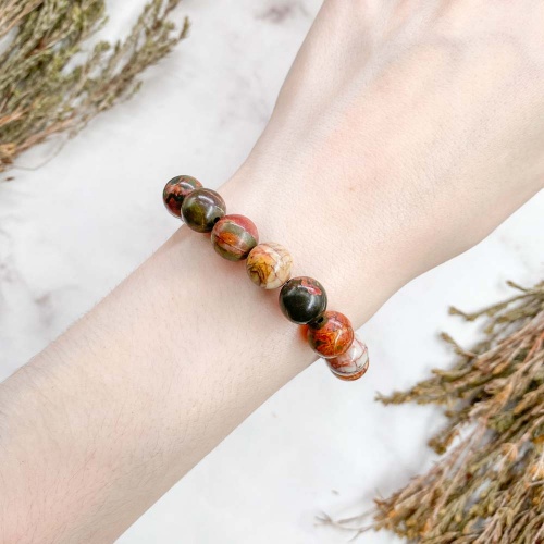 Браслет из яшмы "Пикассо"