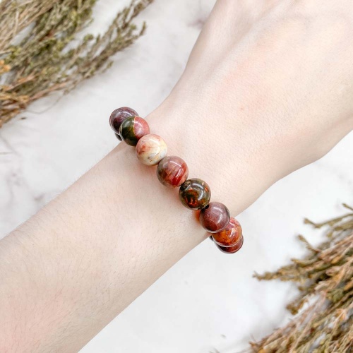 Браслет из яшмы "Пикассо"