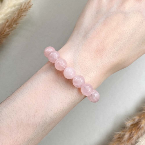 Браслет из кварца розового