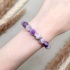 Браслет из аметиста шевронного