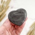 Сердце из обсидиана серебристого