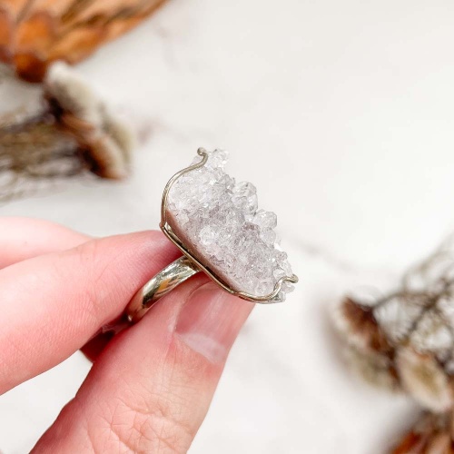 Кольцо с аметистом