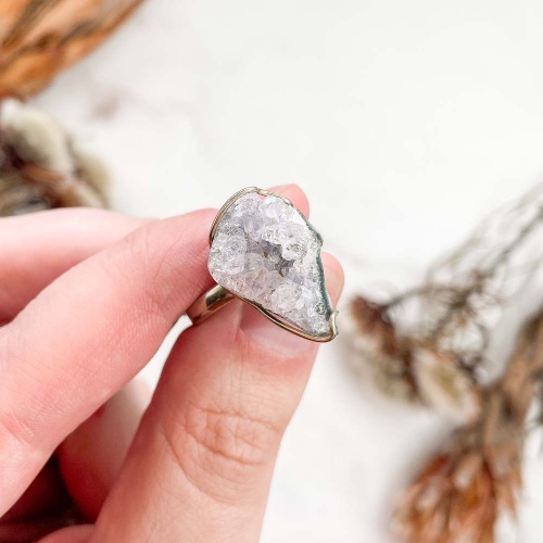 Кольцо с аметистом